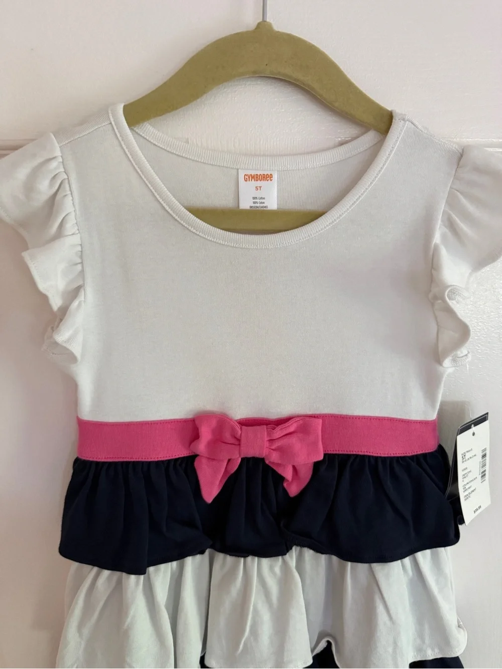 NWT Gymboree tiered bow dress, Size 5T